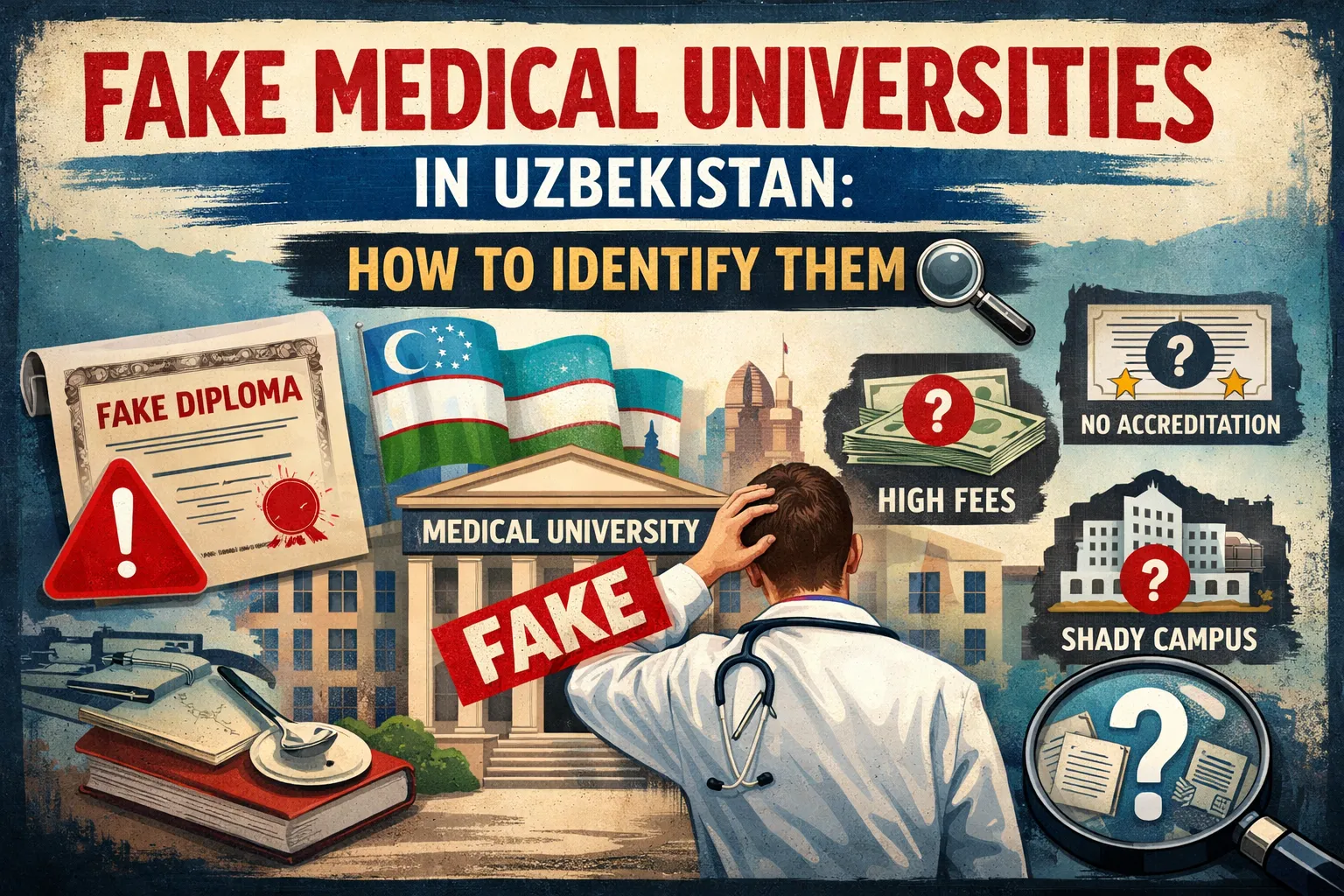 Identifying Fake Medical Universities in Uzbekistan